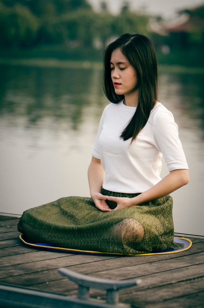meditating - coping up with the pandemic - streamtech