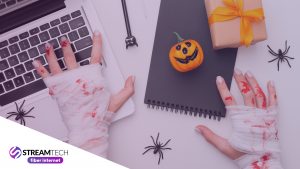 Virtual halloween party ideas - streamtech fiber internet