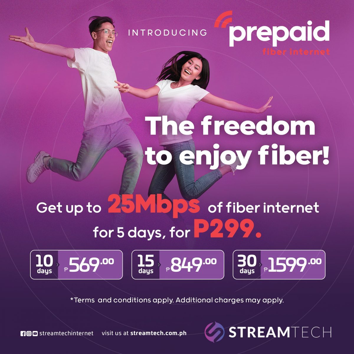prepaid wifi - streamtech fiber internet